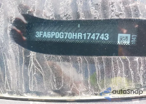 2017 Ford Fusion S из США, поврежденный, VIN 3FA6P0G70HR174743